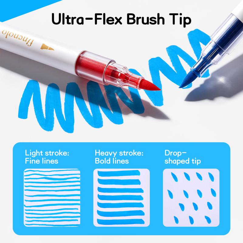 Kalilu™ Dual Tip Acrylic Paint Markers Set